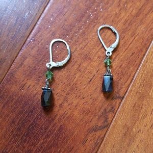 Hematite earrings